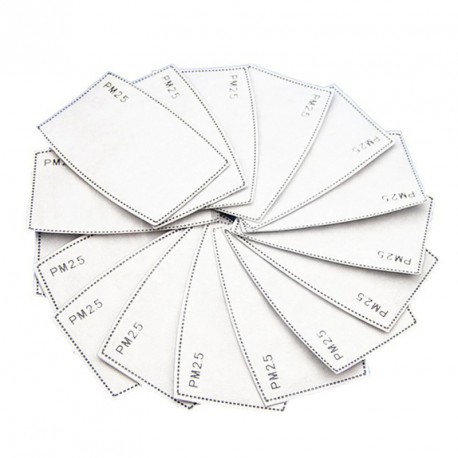 Filtres Charbon Actif PM 2.5 pour masque anti-virus
